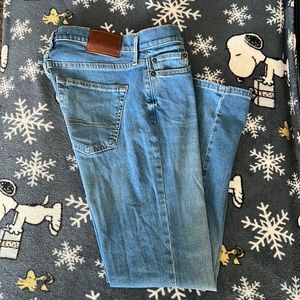 Hollister slim straight blue jeans 29W x 30L